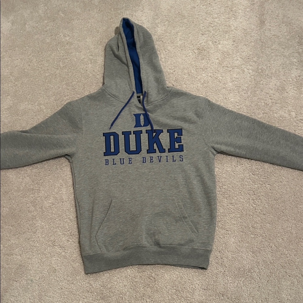 Colosseum Gray and Blue Hoodie
